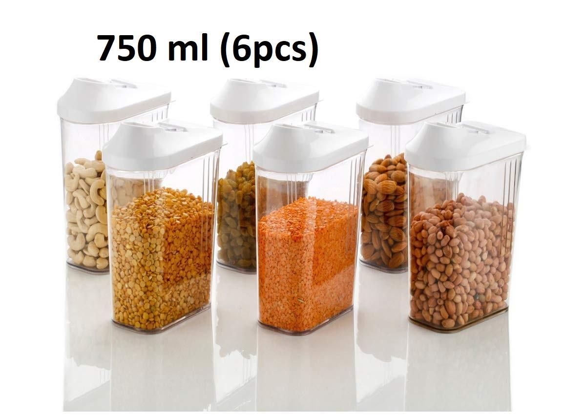Storage Containers - 750 ml Easy Flow Storage Containers (Set of 6)